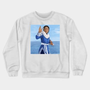 Katara but make it Modern Inuit Fashion Crewneck Sweatshirt